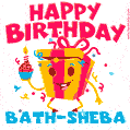 Funny Happy Birthday Bath-Sheba GIF