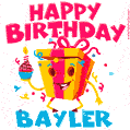 Funny Happy Birthday Bayler GIF
