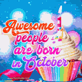 Awesome people are born in October