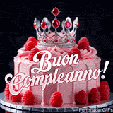 Miniatura del video che mostra una bellissima torta rosa sormontata da una corona d'argento e rubini scintillante, Questo è per un video musicale di 'Buon Compleanno' a tema reale.