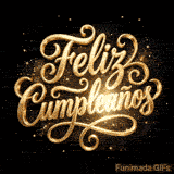 Un clip de video de cumpleaños minimalista que presenta destellos sobre letras doradas, presentado sobre un fondo oscuro y texturizado de gran clase.