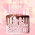 Beautiful happy birthday image for sister