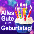Alles Gute zum Geburtstag Cupcake mit Kerzen video