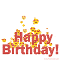 Smiling Face with Hearts smileys Happy Birthday GIF