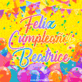 Feliz Cumpleaños Beatrice (GIF)
