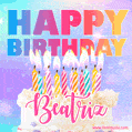 Funny Happy Birthday Beatriz GIF