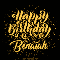 Happy Birthday Card for Benaiah - Download GIF and Send for Free