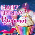 Happy Birthday Benjamin - Lovely Animated GIF