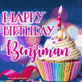 Happy Birthday Benjiman - Lovely Animated GIF