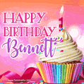 Happy Birthday Bennett - Lovely Animated GIF