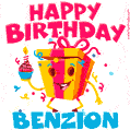 Funny Happy Birthday Benzion GIF