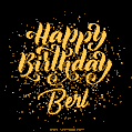 Happy Birthday Card for Berl - Download GIF and Send for Free