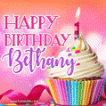 Happy Birthday Bethany - Lovely Animated GIF