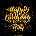 Happy Birthday Card for Billy - Download GIF and Send for Free