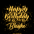 Happy Birthday Card for Blayke - Download GIF and Send for Free