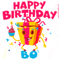 Funny Happy Birthday Bo GIF