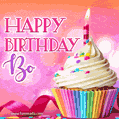 Happy Birthday Bo - Lovely Animated GIF