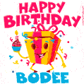 Funny Happy Birthday Bodee GIF
