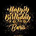 Happy Birthday Card for Boris - Download GIF and Send for Free