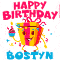 Funny Happy Birthday Bostyn GIF