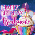 Happy Birthday Boubacar - Lovely Animated GIF