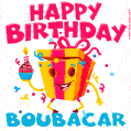 Funny Happy Birthday Boubacar GIF