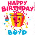 Funny Happy Birthday Boyd GIF