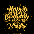 Happy Birthday Card for Bradly - Download GIF and Send for Free