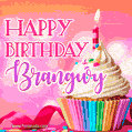 Happy Birthday Brangwy - Lovely Animated GIF
