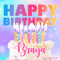 Funny Happy Birthday Braya GIF