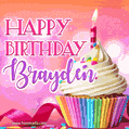 Happy Birthday Brayden - Lovely Animated GIF