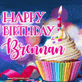 Happy Birthday Brennan - Lovely Animated GIF