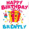 Funny Happy Birthday Brently GIF