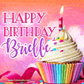 Happy Birthday Brielle - Lovely Animated GIF