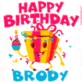 Funny Happy Birthday Brody GIF