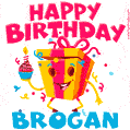 Funny Happy Birthday Brogan GIF