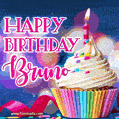 Happy Birthday Bruno - Lovely Animated GIF