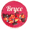 Happy Birthday Cake with Name Bryce - Free Download