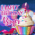 Happy Birthday Bryer - Lovely Animated GIF