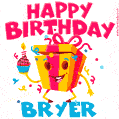Funny Happy Birthday Bryer GIF