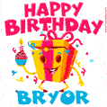 Funny Happy Birthday Bryor GIF