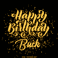 Happy Birthday Card for Buck - Download GIF and Send for Free
