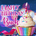 Happy Birthday Buck - Lovely Animated GIF