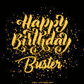 Happy Birthday Card for Buster - Download GIF and Send for Free