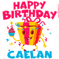 Funny Happy Birthday Caelan GIF