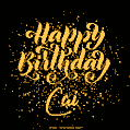 Happy Birthday Card for Cai - Download GIF and Send for Free
