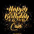 Happy Birthday Card for Cain - Download GIF and Send for Free