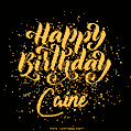 Happy Birthday Card for Caine - Download GIF and Send for Free