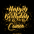 Happy Birthday Card for Cainen - Download GIF and Send for Free