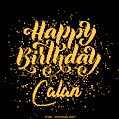 Happy Birthday Card for Calan - Download GIF and Send for Free